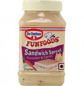 Dr. Oetker Fun foods Sandwich Spread Cucumber & Carrot  Plastic Jar  275 grams